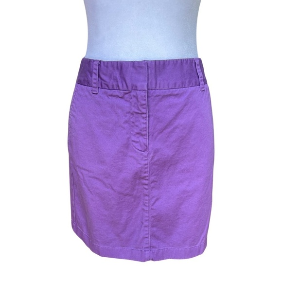 Vineyard Vines Purple Mini Skirt With Pockets Size 8 - Picture 1 of 7